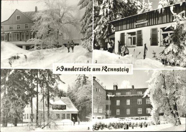 Neustadt Rennsteig Frauenwald Fraubachmühle Waldbaude Schm