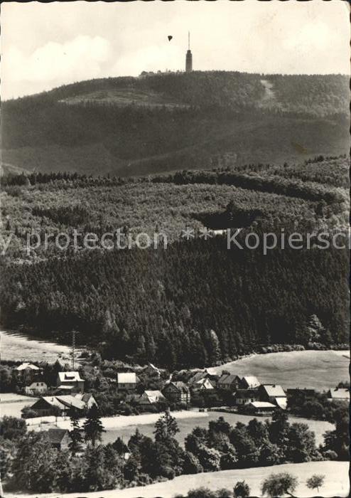 Winterstein Emsetal Thueringen mit Inselsberg