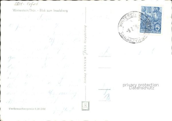 Winterstein Emsetal Thueringen mit Inselsberg – Bild 2