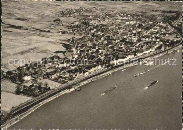 Ruedesheim Rhein Fliegeraufnahme