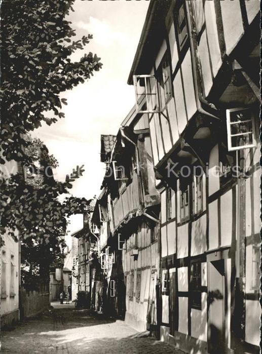 Detmold Adolfstrasse alte Fachwerkhäuser