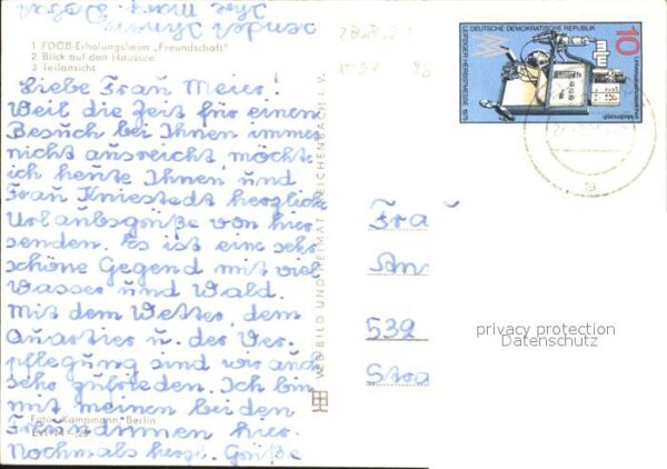 Feldberg Mecklenburg FDGB Erholungsheim Freundschaft Haussee – Bild 2