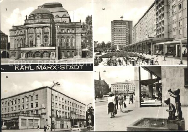 Karl-Marx-Stadt Theater Interhotel Chemnitzer Hof
