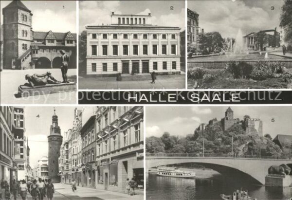 Halle Saale Burghof der Moritzburg Theater Univeris