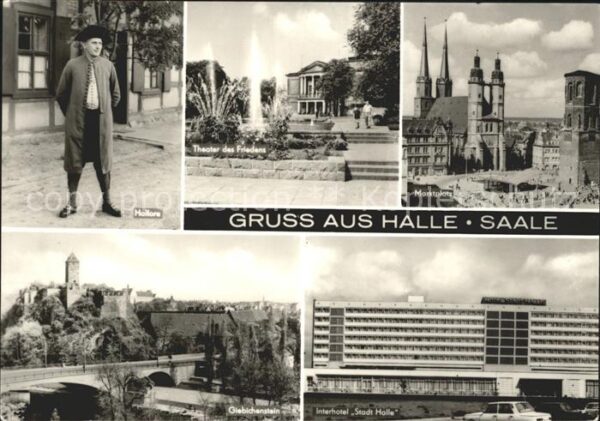 Halle Saale Hallore Theater Marktplatz Giebichenste