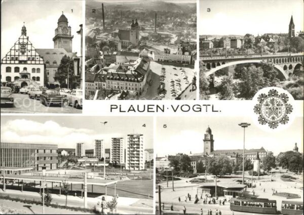 Plauen Vogtland Otto Grothewohl Platz Punkhäuser Friede