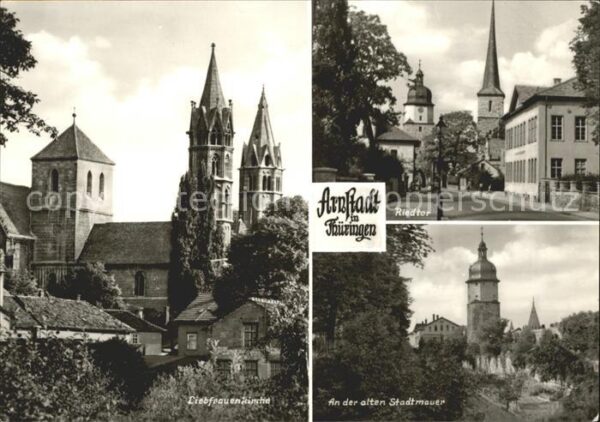 Arnstadt Ilm Riedtor Stadtmauer Liebfrauenkirche