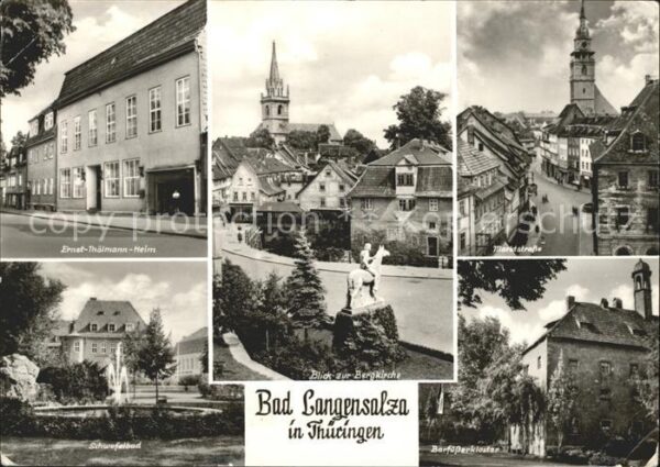 Bad Langensalza Marktstrasse Bergkirche Barfüßerkloster
