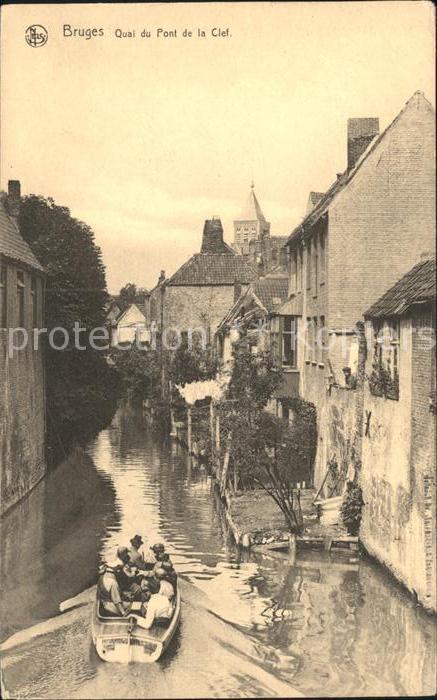Bruges BRUGGE Belgie Qaui du Pont de la Clef