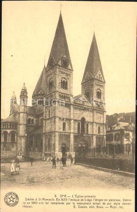 Spa Liege Eglise primaire Dediee a St Remacle