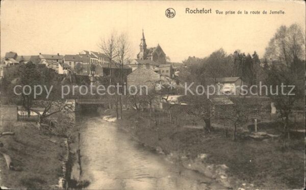 Rochefort Namur Wallonie Vue prise de la route de Jemelle