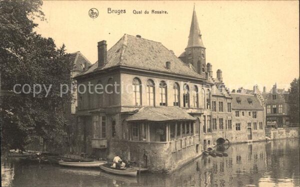 Bruges BRUGGE Belgie Quai du Rosaire