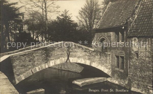 Bruges BRUGGE Belgie Pont St Boniface