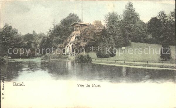Gand Belgien Vue du Parc