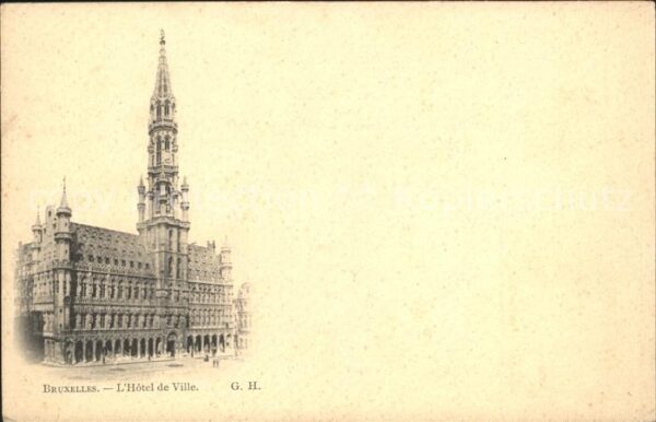 Bruxelles Bruessel Hotel de Ville