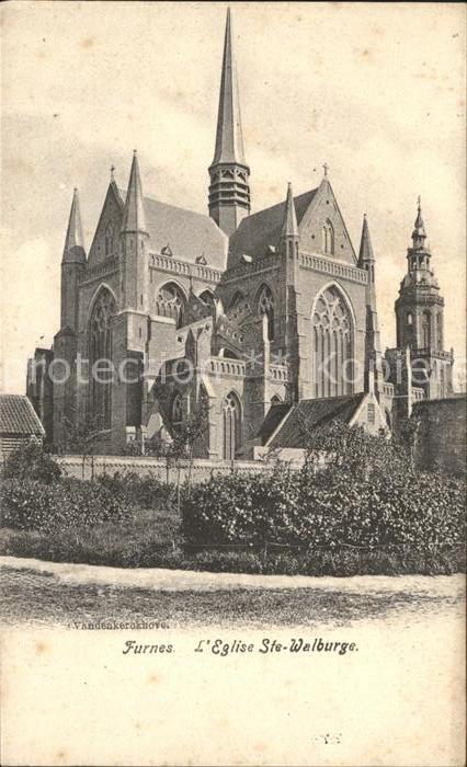 Furnes Veurne West-Vlaanderen Belgie Eglise Ste Walburge
