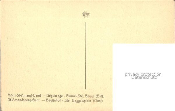 Gand Belgien Mont St Amand Beguinage Ste Begge Est – Bild 2