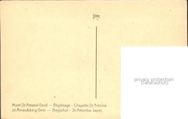 Gand Belgien Mont St Amand Beguinage Chapelle St Ant – Bild 2