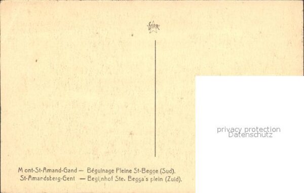 Gand Belgien Mont St Amand Beguinage Pleine St Begge – Bild 2