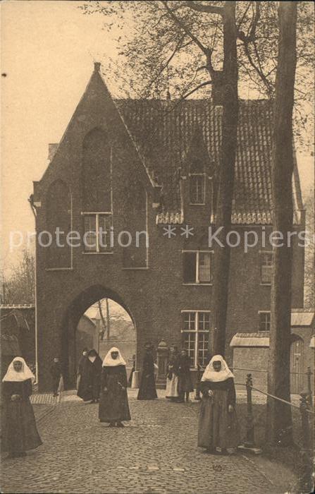 Gand Belgien Mont St Amand Beguinage Porte d_entree