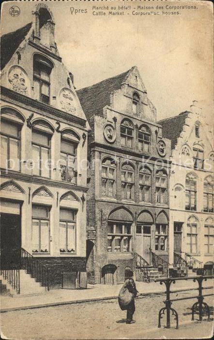 Ypern Ypres Marche au betail Maison des Corporation