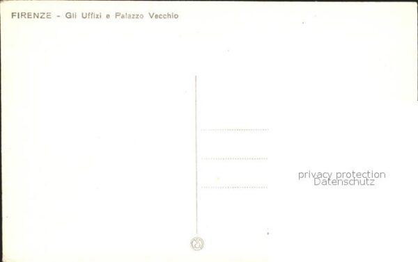 Firenze Florenz Gli Uffizi e Palazzo Vecchio – Bild 2