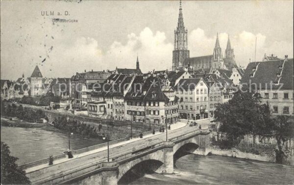 Ulm Donau Donaubrücke Münster