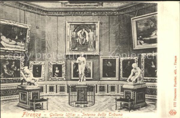 Firenze Florenz Galleria Uffizi Interno della Tribuna