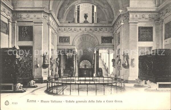 Roma Rom Museo Vaticano Veduta generale della Sa