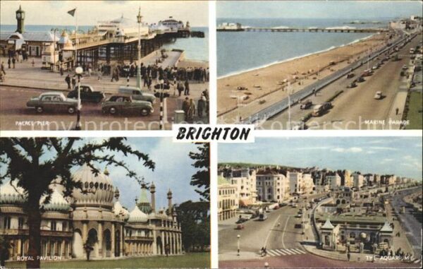 Brighton East Sussex Palace Pier Marine Parade Royal Pavilio