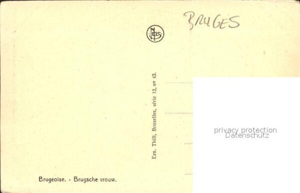 Bruges BRUGGE Belgie Brugsche vrouw – Bild 2
