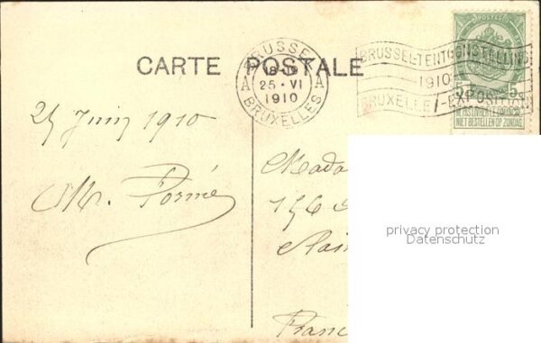 Bruxelles Bruessel Exposition 1910 Le Pavillon Neerlandais – Bild 2