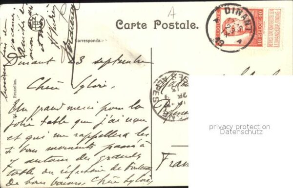 Dinant Wallonie Vue generale et la Tour de Mont Fort – Bild 2
