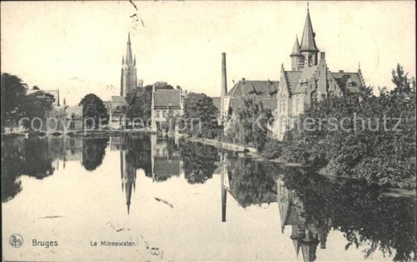 Bruges BRUGGE Belgie Le Minnewater