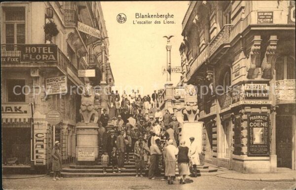 Blankenberghe Escalier des Lions