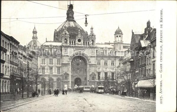 Anvers Antwerpen Gare centrale Avenue de Keyser
