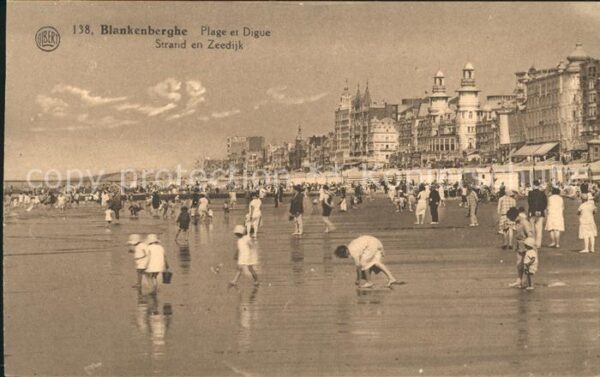 Blankenberghe Plage et Digue