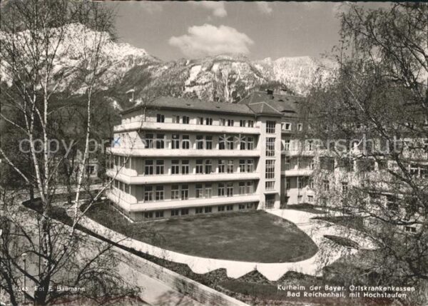 Bad Reichenhall Kurheim der Bayer OK mit Hochstaufen