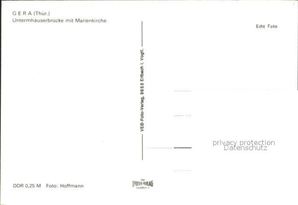 Gera Untermhäuserbrücke mit Marienkirche – Bild 2
