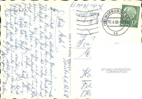 Marburg Lahn Totalansicht – Bild 2