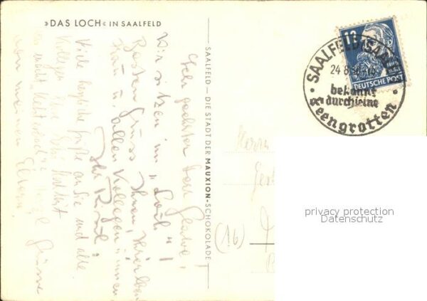 Saalfeld Saale Feengrotten Das Loch – Bild 2