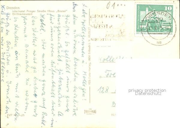 Dresden Interhotel Prager Strasse Haus Bastei G – Bild 2