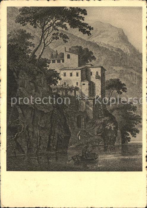 Lago di Lugano TI Alte Burg
