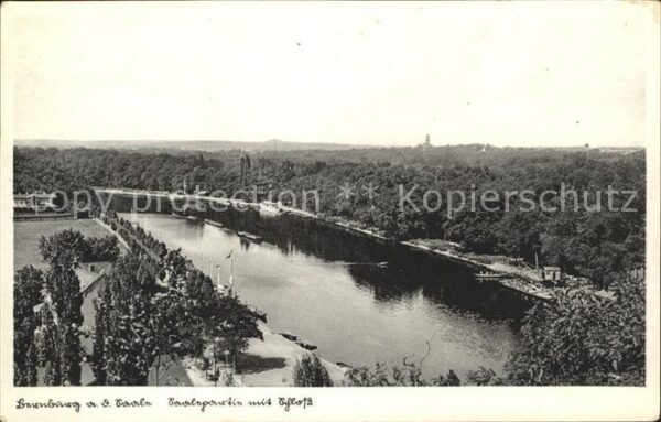 Bernburg Saale Saalepartie Schloss