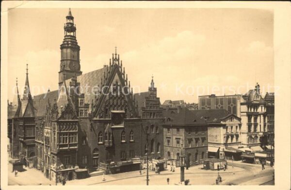 Breslau Niederschlesien Rathaus