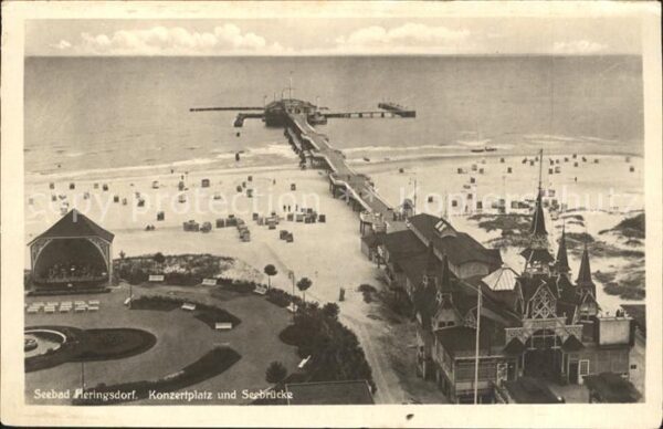 Heringsdorf Ostseebad Usedom Konzertplatz Seebrücke