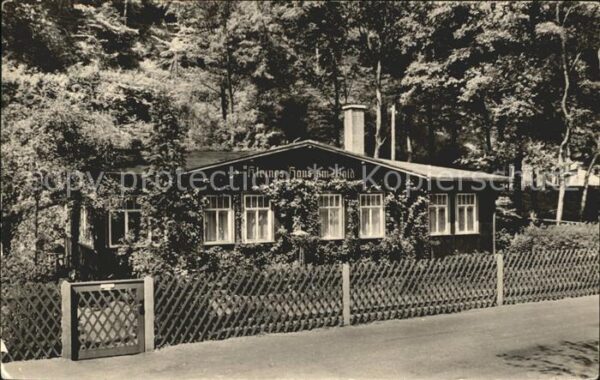 Ilfeld Suedharz FDGB-Vertragshaus Kleines Haus am Wald