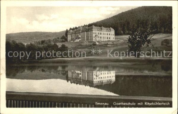 Ilmenau Thueringen Goetheschule Ritzebühlerteich