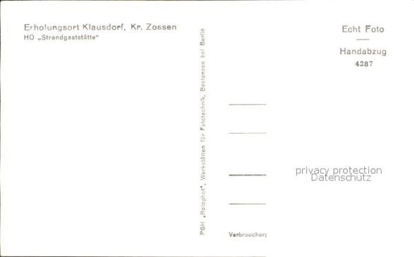 Klausdorf Mellensee HO Strandgaststätte – Bild 2