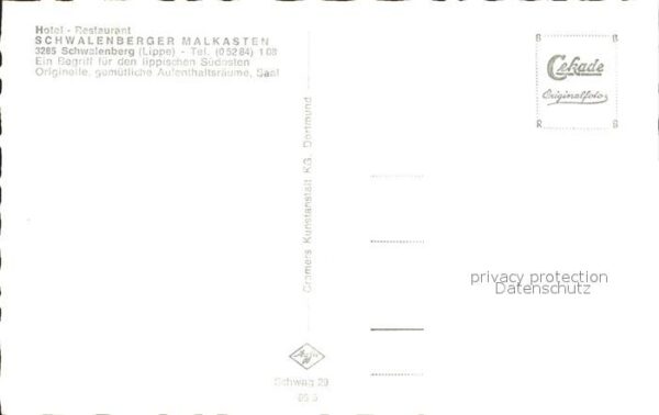 Schwalenberg Schloss Gedicht F. Wienke – Bild 2